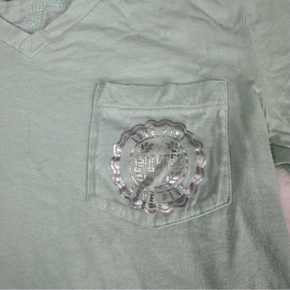 VS Pink “Love Pink” Sequence Tee - Picture 2 of 5
